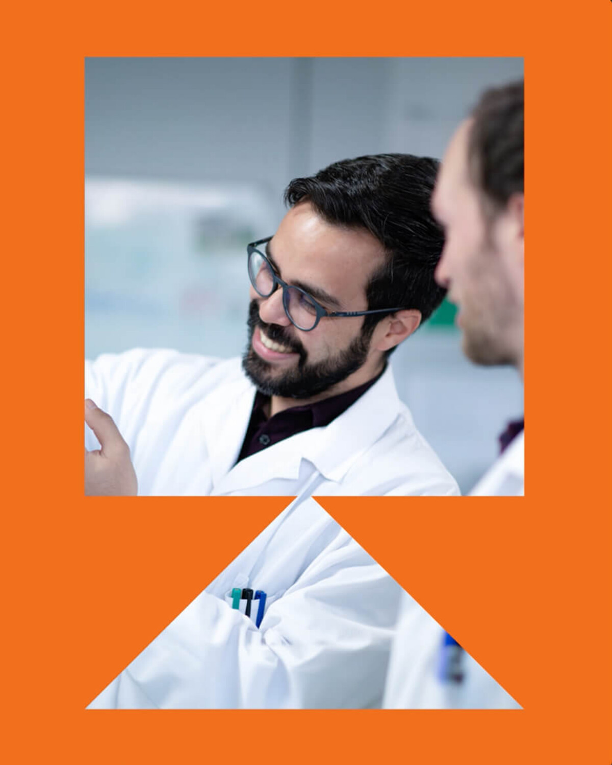 VIB branded images in shapes